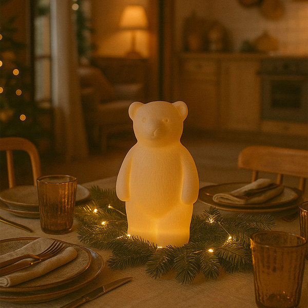 Изображение товара Ночник AksHome Тип 9 Мишка 9.5х8х17.8см 1LED LR44x3