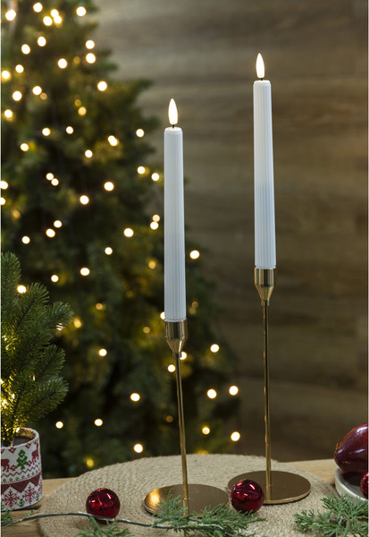 Изображение товара Набор электронных свечей AksHome Тип 2 2 свечи 2.4х25.3см 1LEDх2 2АААх2