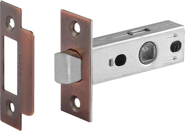 Изображение товара Защелка врезная Нора-М С-45 AC / 12140 (старая медь, хедер)