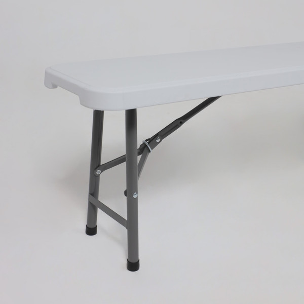 Изображение товара Скамья складная AksHome Bench Тип 2 (белый, 240х30х43)