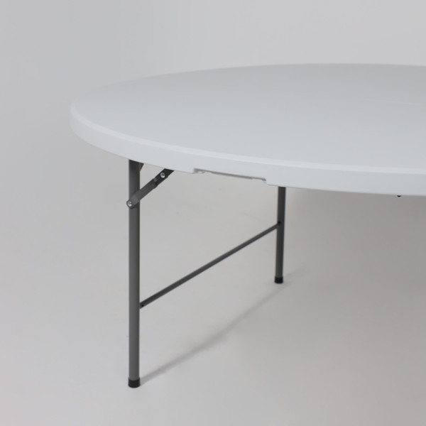Изображение товара Стол складной AksHome Table тип 10 D152х74 (белый)