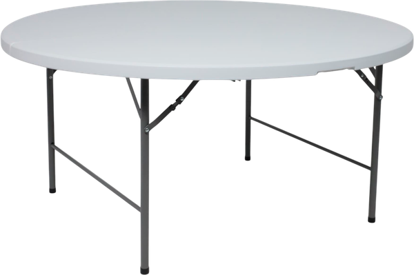 Изображение товара Стол складной AksHome Table тип 10 D152х74 (белый)