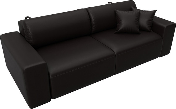 Изображение товара Диван Лига Диванов Лига-036 НПБ Классик / 127650 (экокожа Grifon 12 коричневый)