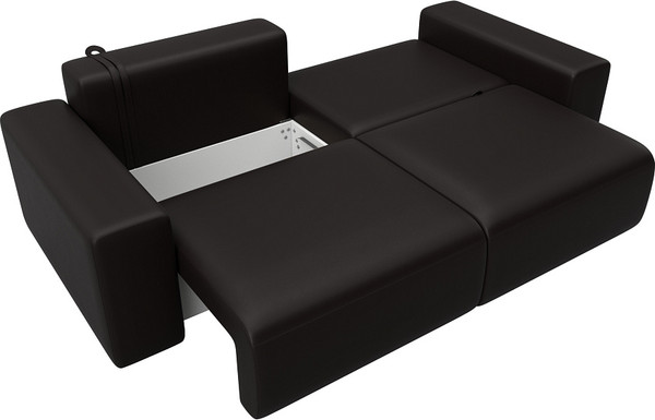 Изображение товара Диван Лига Диванов Лига-036 НПБ Классик / 127650 (экокожа Grifon 12 коричневый)