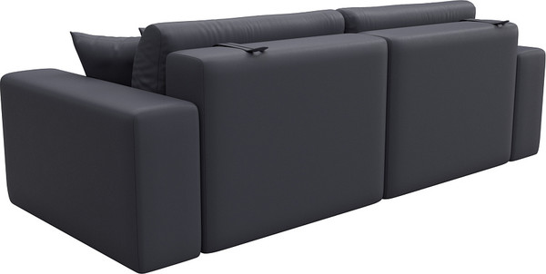 Изображение товара Диван Лига Диванов Лига-036 НПБ Классик / 127653 (экокожа Grifon 15 серый)