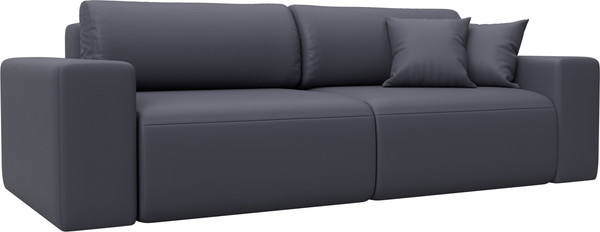 Изображение товара Диван Лига Диванов Лига-036 НПБ Классик / 127653 (экокожа Grifon 15 серый)