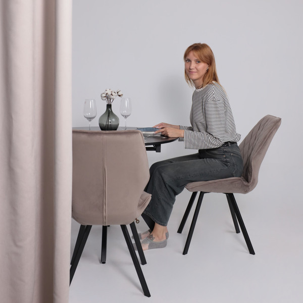 Изображение товара Стул Мамадома Rafael (d05 Cappuccino Lux/черный)