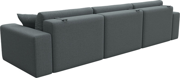 Изображение товара Диван Лига Диванов Лига-036 НПБ Классик Лонг / 124205 (рогожка амур серый)