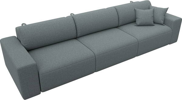 Изображение товара Диван Лига Диванов Лига-036 НПБ Классик Лонг / 124205 (рогожка амур серый)