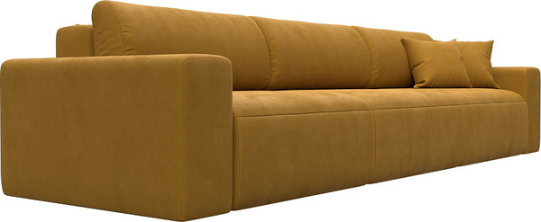 Изображение товара Диван Лига Диванов Лига-036 НПБ Классик Лонг / 127664 (велюр Brut 10 желтый)