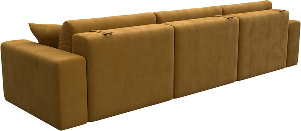 Изображение товара Диван Лига Диванов Лига-036 НПБ Классик Лонг / 127664 (велюр Brut 10 желтый)