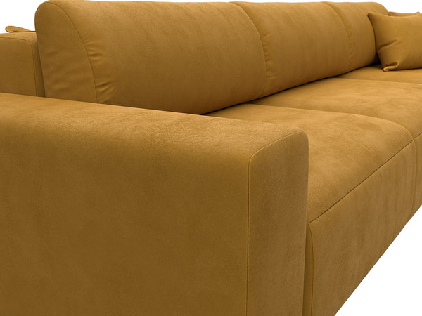 Изображение товара Диван Лига Диванов Лига-036 НПБ Классик Лонг / 127664 (велюр Brut 10 желтый)