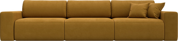 Изображение товара Диван Лига Диванов Лига-036 НПБ Классик Лонг / 127664 (велюр Brut 10 желтый)