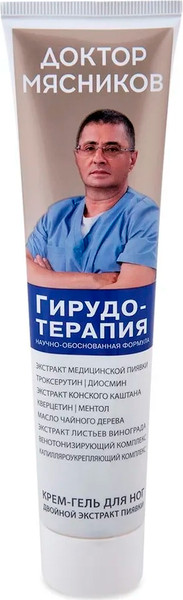 Изображение товара Крем для ног Доктор Мясников Гирудотерапия (125мл)