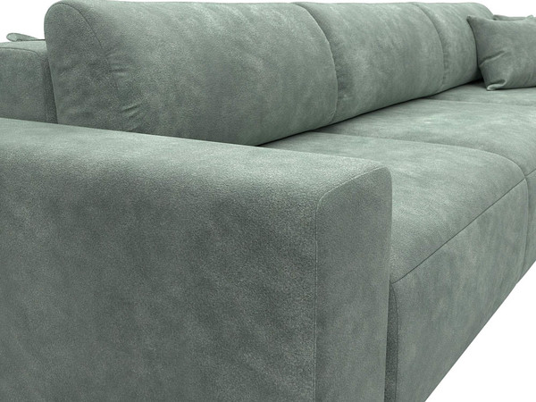 Изображение товара Диван Лига Диванов Лига-036 НПБ Классик Лонг / 127666 (велюр Brut 08 зеленый)