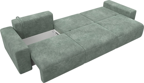 Изображение товара Диван Лига Диванов Лига-036 НПБ Классик Лонг / 127666 (велюр Brut 08 зеленый)