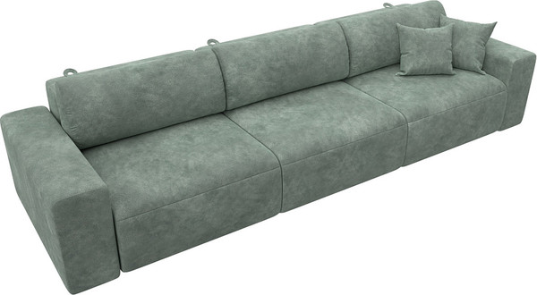 Изображение товара Диван Лига Диванов Лига-036 НПБ Классик Лонг / 127666 (велюр Brut 08 зеленый)