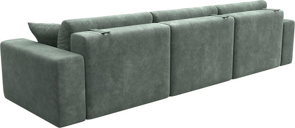 Изображение товара Диван Лига Диванов Лига-036 НПБ Классик Лонг / 127666 (велюр Brut 08 зеленый)