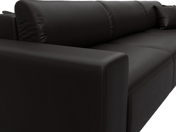 Изображение товара Диван Лига Диванов Лига-036 НПБ Классик Лонг / 127670 (экокожа Grifon 12 коричневый)