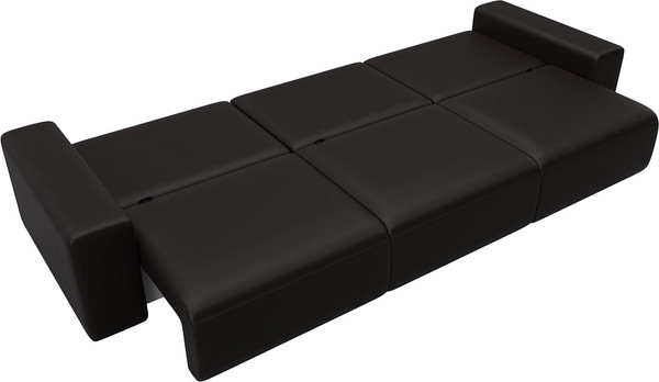 Изображение товара Диван Лига Диванов Лига-036 НПБ Классик Лонг / 127670 (экокожа Grifon 12 коричневый)