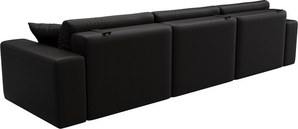 Изображение товара Диван Лига Диванов Лига-036 НПБ Классик Лонг / 127670 (экокожа Grifon 12 коричневый)