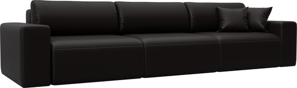 Изображение товара Диван Лига Диванов Лига-036 НПБ Классик Лонг / 127670 (экокожа Grifon 12 коричневый)