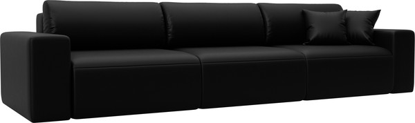 Изображение товара Диван Лига Диванов Лига-036 НПБ Классик Лонг / 127672 (экокожа Grifon 18 черный)