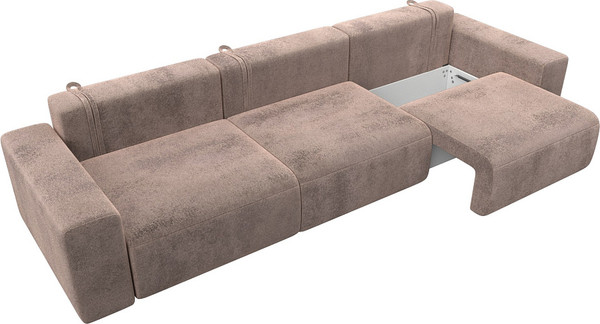 Изображение товара Диван Лига Диванов Лига-036 НПБ Классик Лонг / 127675 (велюр Tower 05 бежевый)