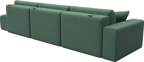 Изображение товара Диван Лига Диванов Лига-036 НПБ Модерн Лонг подлокотник слева / 124212L (рогожка амур зеленый)