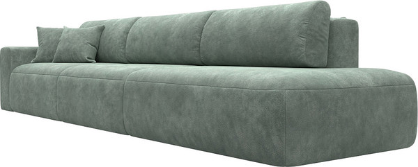 Изображение товара Диван Лига Диванов Лига-036 НПБ Модерн Лонг подлокотник слева / 127686L (велюр Brut 08 зеленый)