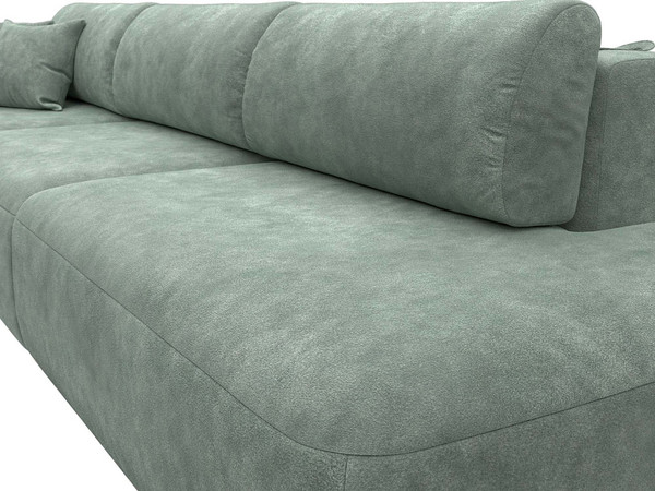 Изображение товара Диван Лига Диванов Лига-036 НПБ Модерн Лонг подлокотник слева / 127686L (велюр Brut 08 зеленый)