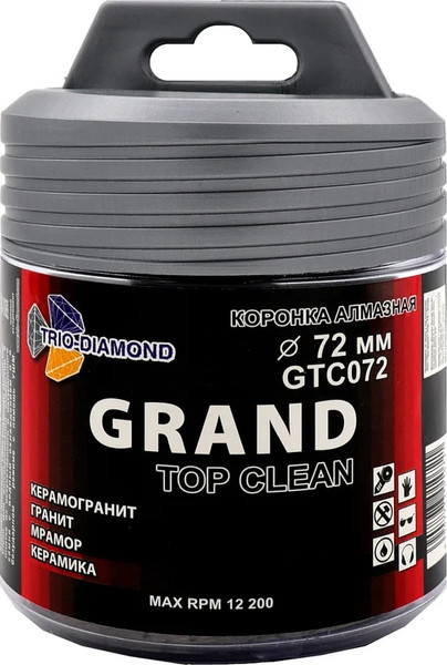 Изображение товара Коронка Trio Diamond Grand Top Clean GTC072