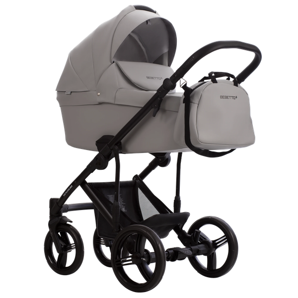 Изображение товара Детская универсальная коляска Bebetto Magnum Light Pro 2в1 (03, светло-серая кожа)
