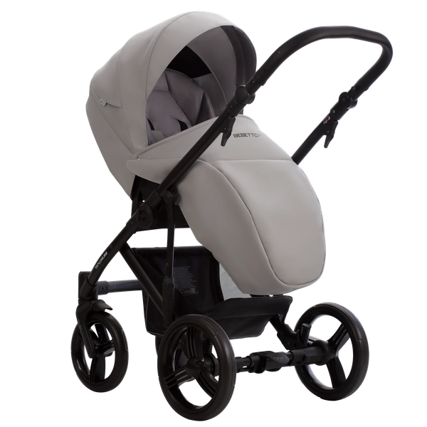 Изображение товара Детская универсальная коляска Bebetto Magnum Light Pro 2в1 (03, светло-серая кожа)
