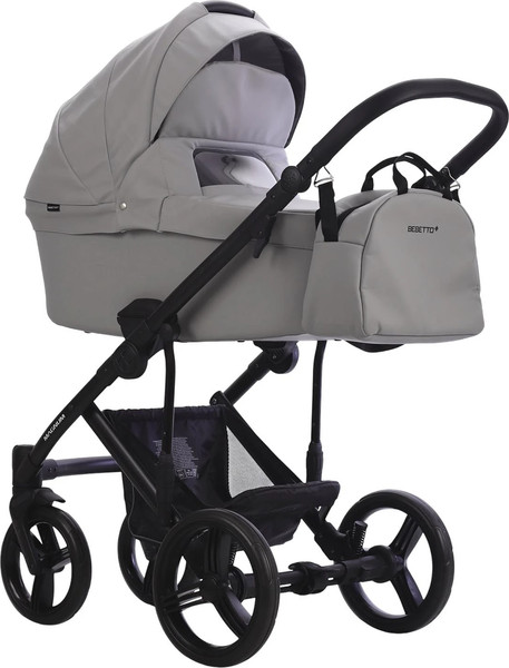 Изображение товара Детская универсальная коляска Bebetto Magnum Light Pro 2в1 (03, светло-серая кожа)