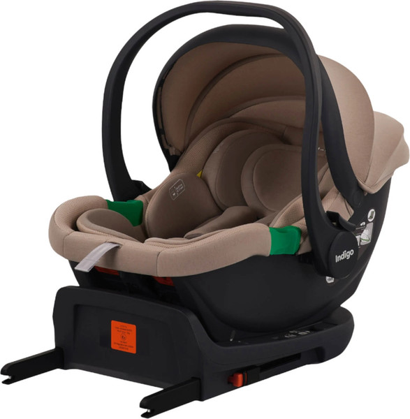 Изображение товара Автокресло INDIGO Minky I-Size с базой 0+ (бежевый)
