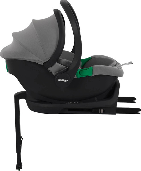 Изображение товара Автокресло INDIGO Minky I-Size с базой 0+ (светло-серый)