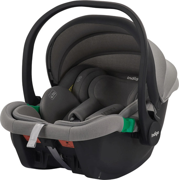 Изображение товара Автокресло INDIGO Minky I-Size с базой 0+ (светло-серый)
