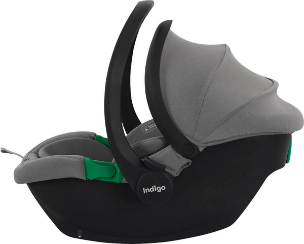 Изображение товара Автокресло INDIGO Minky I-Size с базой 0+ (светло-серый)