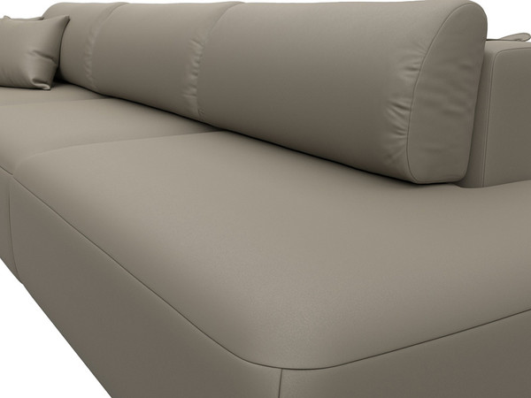 Изображение товара Диван Лига Диванов Лига-036 НПБ Модерн Лонг подлокотник слева / 127689L (экокожа Grifon 04 бежевый)