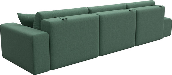 Изображение товара Диван Лига Диванов Лига-036 НПБ Модерн Лонг подлокотник справа / 124212 (рогожка амур зеленый)