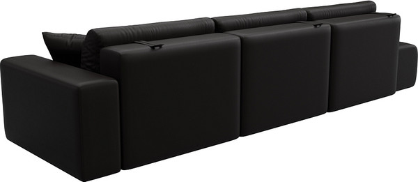 Изображение товара Диван Лига Диванов Лига-036 НПБ Модерн Лонг подлокотник справа / 127690 (экокожа Grifon 12 коричневый)