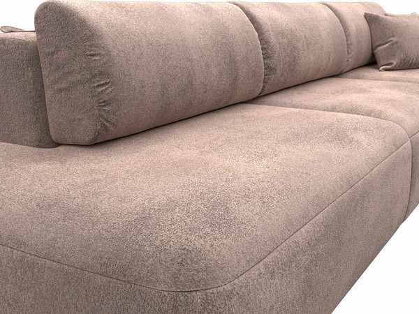 Изображение товара Диван Лига Диванов Лига-036 НПБ Модерн Лонг подлокотник справа / 127695 (велюр Tower 05 бежевый)