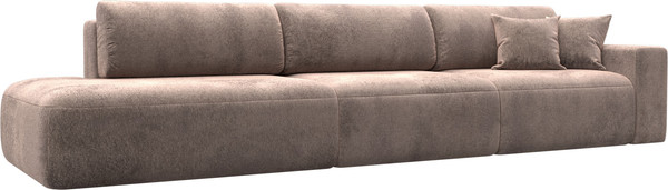 Изображение товара Диван Лига Диванов Лига-036 НПБ Модерн Лонг подлокотник справа / 127695 (велюр Tower 05 бежевый)