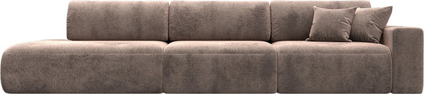 Изображение товара Диван Лига Диванов Лига-036 НПБ Модерн Лонг подлокотник справа / 127695 (велюр Tower 05 бежевый)