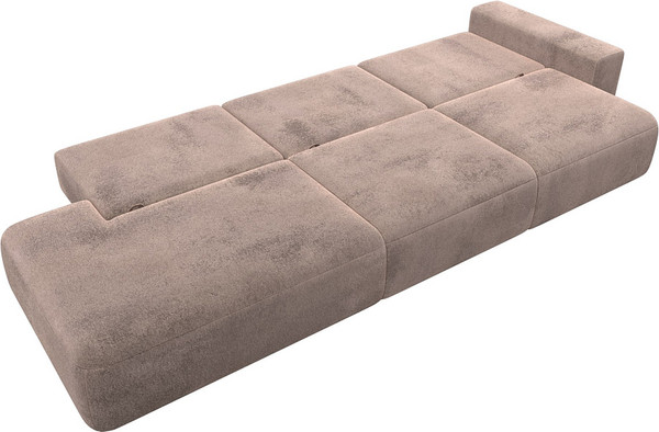 Изображение товара Диван Лига Диванов Лига-036 НПБ Модерн Лонг подлокотник справа / 127695 (велюр Tower 05 бежевый)