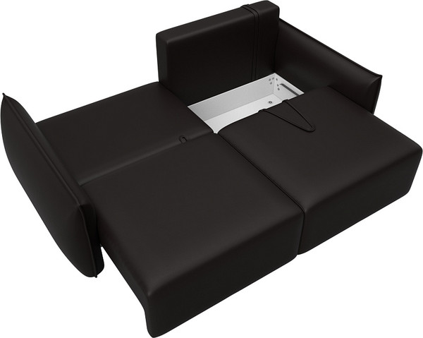 Изображение товара Диван Лига Диванов Лига-051 НПБ / 129879 (экокожа Grifon 12 коричневый)