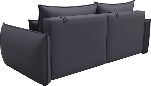 Изображение товара Диван Лига Диванов Лига-051 НПБ / 129881 (экокожа Grifon 15 серый)