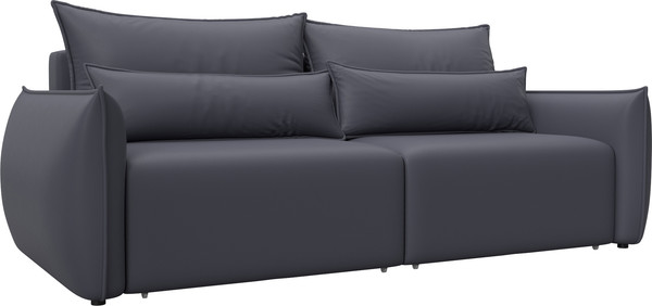 Изображение товара Диван Лига Диванов Лига-051 НПБ / 129881 (экокожа Grifon 15 серый)