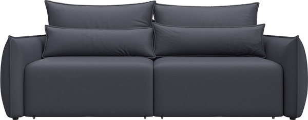 Изображение товара Диван Лига Диванов Лига-051 НПБ / 129881 (экокожа Grifon 15 серый)